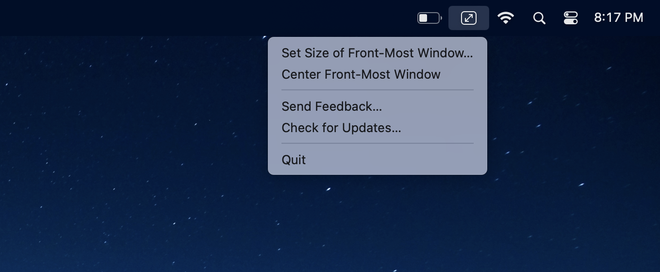 WindowSizer for Mac